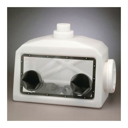 Bel-Art Bel-Art H50028-2001 Portable Glove Box System With 2 Gas Ports, 1 Pair of Gloves & Clamping Rings H50028-2001